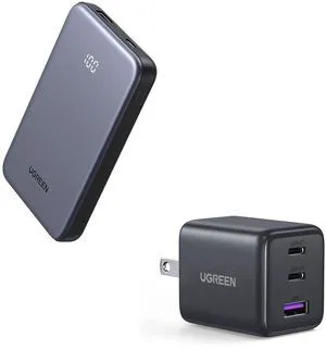 UGREEN Power Bank Bundle 3-Port 30W USB C Charger UGREEN Power Bank Bundle 3-Port 30W USB C Charger