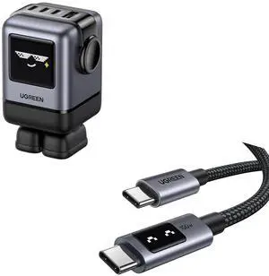 UGREEN Uno 100W Charger Bundle with Uno 3.3FT 100W USB C Cable for iPhone 16/16 Plus/16 Pro/16 Pro Max/15, MacBook Pro/Air, iPad Pro/Air, Galaxy S24 Ultra UGREEN Uno 100W Charger Bundle with Uno 3.3FT 100W USB C Cable for iPhone 16/16 Plus/16 Pro/16 Pro Max/15, MacBook Pro/Air, iPad Pro/Air, Galaxy S24 Ultra