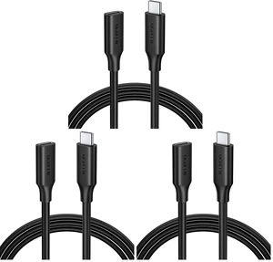 UGREEN USB Type C Extension Cable (10Gbps), USB 3.2 Type C Male to Female Fast Charging, Compatible with MacBook Pro iPad Pro Dell XPS Surface Switch DJI Mavic Dongle Hub,3FT (Pack of 3) UGREEN USB Type C Extension Cable (10Gbps), USB 3.2 Type C Male to Female Fast Charging, Compatible with MacBook Pro iPad Pro Dell XPS Surface Switch DJI Mavic Dongle Hub,3FT (Pack of 3)