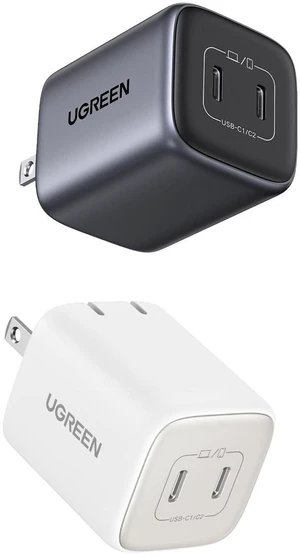 UGREEN Nexode 45W USB C Charger Black Bundle with 45W USB C Charger White UGREEN Nexode 45W USB C Charger Black Bundle with 45W USB C Charger White