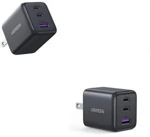 UGREEN 45W USB-C GaN Dual/UUSB-A Wall Charger + 30W USB-C 3-Port GaN Charger High-Power & Multi-Port Charging Pair for Home & Travel UGREEN 45W USB-C GaN Dual/UUSB-A Wall Charger + 30W USB-C 3-Port GaN Charger High-Power & Multi-Port Charging Pair for Home & Travel