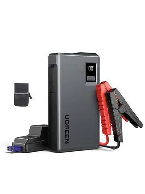 UGREEN Jump Starter Power Pack 1000A Car Battery Booster for 6.0L Gasoline and 3.5L Diesel Engines 12000mAh Car Jump Starter Power Bank with Digital Screen and LED Light for Emergency UGREEN Jump Starter Power Pack 1000A Car Battery Booster for 6.0L Gasoline and 3.5L Diesel Engines 12000mAh Car Jump Starter Power Bank with Digital Screen and LED Light for Emergency