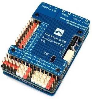 HTLNUZD Mateksys F405 Wing V2 Flight Controller STM32F405RGT6 ICM42688P, OSD, SD Slot ArduPilot/INAV for RC Aircraft HTLNUZD Mateksys F405 Wing V2 Flight Controller STM32F405RGT6 ICM42688P, OSD, SD Slot ArduPilot/INAV for RC Aircraft