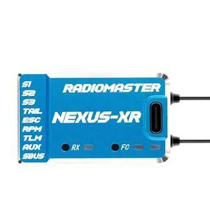 HTLNUZD Radiomaster Nexus-XR Helicopter for Flight Controller with Integrated 2.4G ELRS Receiver (Blue-) HTLNUZD Radiomaster Nexus-XR Helicopter for Flight Controller with Integrated 2.4G ELRS Receiver (Blue-)