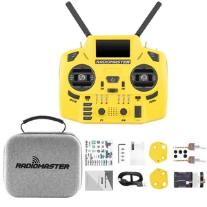 HTLNUZD Radiomaster GX12 Crush ELRS Radio Transmitter - 2.4G Dual 1W, Gemini Xrossband Mode2 (Yellow) HTLNUZD Radiomaster GX12 Crush ELRS Radio Transmitter - 2.4G Dual 1W, Gemini Xrossband Mode2 (Yellow)