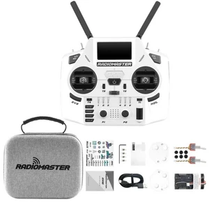 HTLNUZD Radiomaster GX12 Crush ELRS Radio Transmitter - 2.4G Dual 1W, Gemini Xrossband Mode2 (White) HTLNUZD Radiomaster GX12 Crush ELRS Radio Transmitter - 2.4G Dual 1W, Gemini Xrossband Mode2 (White)