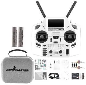 HTLNUZD Radiomaster GX12 Crush ELRS Radio Transmitter - 2.4G Dual 1W, Gemini Xrossband Mode2 (White+18650) HTLNUZD Radiomaster GX12 Crush ELRS Radio Transmitter - 2.4G Dual 1W, Gemini Xrossband Mode2 (White+18650)