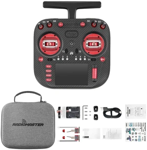 RadioMaster TX15 Max V5.0 16CH 2.4G RC Transmitter - ELRS, 3.5" IPS Touchscreen, AG02 CNC Hall Gimbals, Built-in Gyro & Mic, Supports OpenTX/EdgeTX, Mode 2 for FPV (TX15 MAX- Anodized red) RadioMaster TX15 Max V5.0 16CH 2.4G RC Transmitter - ELRS, 3.5" IPS Touchscreen, AG02 CNC Hall Gimbals, Built-in Gyro & Mic, Supports OpenTX/EdgeTX, Mode 2 for FPV (TX15 MAX- Anodized red)
