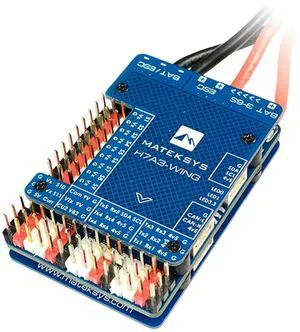HTLNUZD Mateksys H7A3-WING Flight Controller MicroSD Datalogging, Built-in OSD 3-8S LiPo for RC Multirotor, Fixed-Wing FPV Aircraft HTLNUZD Mateksys H7A3-WING Flight Controller MicroSD Datalogging, Built-in OSD 3-8S LiPo for RC Multirotor, Fixed-Wing FPV Aircraft