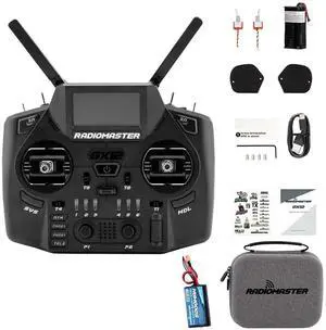 Radiomaster GX12 3D Digital Multiple Configurations CNC HallGimbal Dual Band Antenna Gemini XROSSBAND ExpressLRS Radio Controller (GX12 ELRS Model 2-5000) Radiomaster GX12 3D Digital Multiple Configurations CNC HallGimbal Dual Band Antenna Gemini XROSSBAND ExpressLRS Radio Controller (GX12 ELRS Model 2-5000)