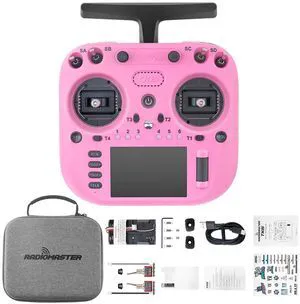 HTLNUZD RadioMaster TX15 V5.0 16CH ELRS RC Transmitter - 3.5" IPS Touchscreen, Hall Gimbals, LR1121, Gyro, Mic, OpenTX/EdgeTX for FPV Mode 2 (Pink-TX15) HTLNUZD RadioMaster TX15 V5.0 16CH ELRS RC Transmitter - 3.5" IPS Touchscreen, Hall Gimbals, LR1121, Gyro, Mic, OpenTX/EdgeTX for FPV Mode 2 (Pink-TX15)