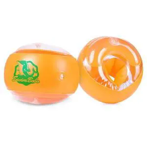 HTLNUZD 2 Pack PVC Swimming Arm Float Rings, Arm Bands Inflatable Floatation for Children and Adults HTLNUZD 2 Pack PVC Swimming Arm Float Rings, Arm Bands Inflatable Floatation for Children and Adults