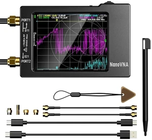 HTLNUZD VNA Antenna Analyzer 4/2.8" 10kHz-1.5GHz SWR Tester HTLNUZD VNA Antenna Analyzer 4/2.8" 10kHz-1.5GHz SWR Tester