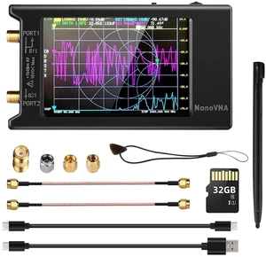 HTLNUZD VNA Antenna Analyzer 4/2.8" 10kHz-1.5GHz SWR Tester HTLNUZD VNA Antenna Analyzer 4/2.8" 10kHz-1.5GHz SWR Tester