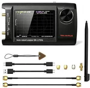 HTLNUZD 4" VNA Antenna Analyzer 50kHz-2.7GHz 5000mAh HTLNUZD 4" VNA Antenna Analyzer 50kHz-2.7GHz 5000mAh