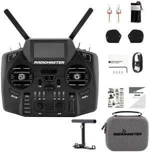 HTLNUZD Radiomaster GX12 ExpressLRS Dual-Band Gemini Xross Band Radio Controller with 3D Digital Hall Gimbal 2.4GHz/915MHz for FPV Drones RC Aircraft (GX12 M2-Multi-Stand) HTLNUZD Radiomaster GX12 ExpressLRS Dual-Band Gemini Xross Band Radio Controller with 3D Digital Hall Gimbal 2.4GHz/915MHz for FPV Drones RC Aircraft (GX12 M2-Multi-Stand)
