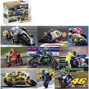 HTLNUZD 1000 Pieces Paper Jigsaw Puzzles Racing Motorcycle Home Decor Adults Puzzle Games Family Craft Gift (46assembly) HTLNUZD 1000 Pieces Paper Jigsaw Puzzles Racing Motorcycle Home Decor Adults Puzzle Games Family Craft Gift (46assembly)