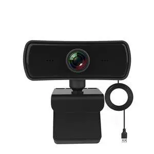 FHD USB Webcam 2K Pixel with Built-in Microphone Plug-and-Play Driver-Free for PC Laptop Desktop Live Streaming Video Conferencing Privacy Cover FHD USB Webcam 2K Pixel with Built-in Microphone Plug-and-Play Driver-Free for PC Laptop Desktop Live Streaming Video Conferencing Privacy Cover