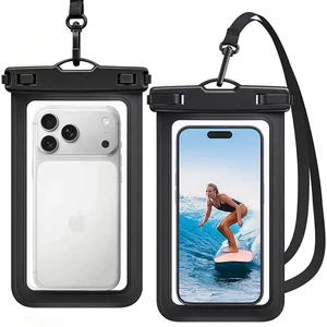 Waterproof Phone Pouch,1 Pack Black White Phone Waterproof Case,Cell Phone Dry Bag,Protection Level: IP68,Beach Cruise for Apple iPhone,Samsung,and More,Lanyard Included,(Increased to 7.5 inches) Waterproof Phone Pouch,1 Pack Black White Phone Waterproof Case,Cell Phone Dry Bag,Protection Level: IP68,Beach Cruise for Apple iPhone,Samsung,and More,Lanyard Included,(Increased to 7.5 inches)