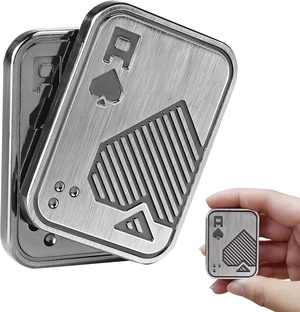 Fidget Toys Adults, EDC Metal Fidget Slider, Magnetic Poker Push,Crisp metal sound, smooth magnetic sliding and tactile feedback, one-hand EDC fidget for office, stainless steel build Fidget Toys Adults, EDC Metal Fidget Slider, Magnetic Poker Push,Crisp metal sound, smooth magnetic sliding and tactile feedback, one-hand EDC fidget for office, stainless steel build