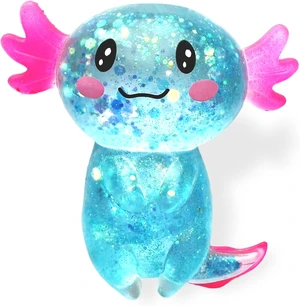 Axolotl Squishy Stress Relief Toy Glitter Fidget Toys Cute Malt Sugar Axolotl Toy Fidget Toys for Kids Youth Adult, Party Favors Anxiety Relief Squishy Toys(Blue) Axolotl Squishy Stress Relief Toy Glitter Fidget Toys Cute Malt Sugar Axolotl Toy Fidget Toys for Kids Youth Adult, Party Favors Anxiety Relief Squishy Toys(Blue)