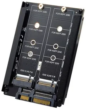 Xiwai Dual NGFF B+M Key M.2 SSD Card JBOD Raid0 Span Bridge to 2.5inch SATA Combo HDD Disk Drive Enclosure Xiwai Dual NGFF B+M Key M.2 SSD Card JBOD Raid0 Span Bridge to 2.5inch SATA Combo HDD Disk Drive Enclosure