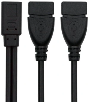 xiwai USB-C Splitter Type-C Female DC 5V to Dual USB 2.0 Standard Type-A Female Extension Charge Cable xiwai USB-C Splitter Type-C Female DC 5V to Dual USB 2.0 Standard Type-A Female Extension Charge Cable