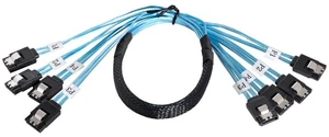 xiwai Internal SAS 4 SATA Host to 4 SATA 7pin Target Hard Disk 6Gbps Data Server Raid Cable 50cm xiwai Internal SAS 4 SATA Host to 4 SATA 7pin Target Hard Disk 6Gbps Data Server Raid Cable 50cm