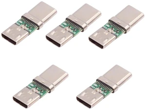 xiwai 5pcs/lot USB 2.0 Micro 5Pin Female Connector to USB Type-C Male Power Data PCB Test DIY Board PCBA Adapter for Laptop Tablet Phone xiwai 5pcs/lot USB 2.0 Micro 5Pin Female Connector to USB Type-C Male Power Data PCB Test DIY Board PCBA Adapter for Laptop Tablet Phone