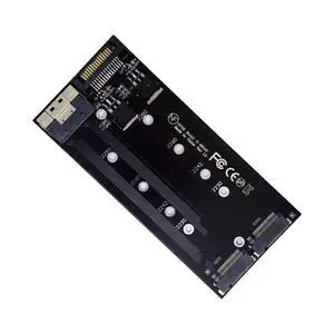 xiwai PCIE Express 3.0 4.0 Slimline SFF-8654 8X to Dual NGFF NVME M.2 AHCI Raid Card VROC Raid0 Hyper Adapter xiwai PCIE Express 3.0 4.0 Slimline SFF-8654 8X to Dual NGFF NVME M.2 AHCI Raid Card VROC Raid0 Hyper Adapter