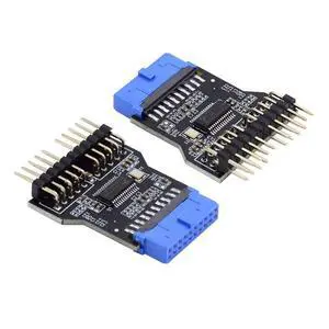 xiwai USB 3.0 1 to 2 USB2.0 9Pin Port Multilier Female Motherboard Adapter Extension HUB Connector xiwai USB 3.0 1 to 2 USB2.0 9Pin Port Multilier Female Motherboard Adapter Extension HUB Connector