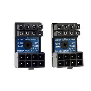 xiwai 2pcs/lot ATX 8Pin 8P EPS Male to Female 360 Degree Up Down Angled Power Header Adapter for CPU 12V, not Work for PCI-E Power for Graphics Card xiwai 2pcs/lot ATX 8Pin 8P EPS Male to Female 360 Degree Up Down Angled Power Header Adapter for CPU 12V, not Work for PCI-E Power for Graphics Card
