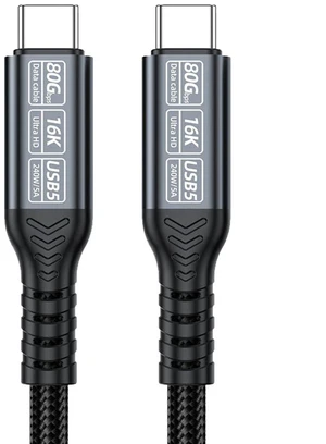 xiwai 80Gbps USB-C Compatible with USB4.0 Thunderbolt3/4/5 USB5.0 Male to Male Cable 240W 16K@30hz 8K@60Hz 5K@60Hz 100cm xiwai 80Gbps USB-C Compatible with USB4.0 Thunderbolt3/4/5 USB5.0 Male to Male Cable 240W 16K@30hz 8K@60Hz 5K@60Hz 100cm