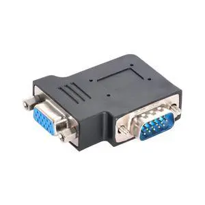 chenyang Vertical Flat Left Angled 90 Degree VGA SVGA Male to Female Extension Adapter Black chenyang Vertical Flat Left Angled 90 Degree VGA SVGA Male to Female Extension Adapter Black