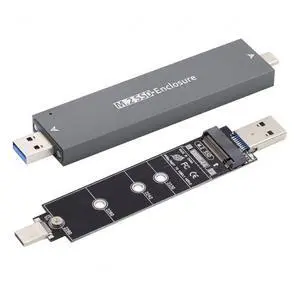 xiwai Type-C USB3.0 to Combo NVME M-Key M.2 NGFF SATA SSD PCBA Case 2280/2242/2230mm Adapter RTL9210B Chipset xiwai Type-C USB3.0 to Combo NVME M-Key M.2 NGFF SATA SSD PCBA Case 2280/2242/2230mm Adapter RTL9210B Chipset