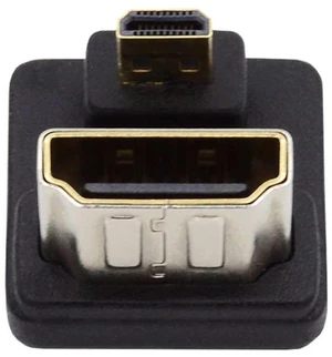xiwai 4K Port Savers Micro HDMI 1.4 Male Type-D to HDMI Female Up Opposite U Shape Back Angled 360 Degree Extension Adapter xiwai 4K Port Savers Micro HDMI 1.4 Male Type-D to HDMI Female Up Opposite U Shape Back Angled 360 Degree Extension Adapter