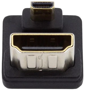 xiwai 4K Port Savers Micro HDMI 1.4 Male Type-D to HDMI Female Down Opposite U Shape Back Angled 360 Degree Extension Adapter xiwai 4K Port Savers Micro HDMI 1.4 Male Type-D to HDMI Female Down Opposite U Shape Back Angled 360 Degree Extension Adapter
