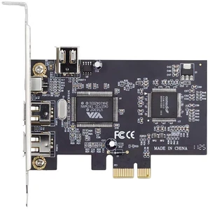 Xiwai PCI-E 1X 4X 16X to IEEE 1394a Firewire 400 Capture Card 6Pin and 4Pin 4 Ports PCI Express Card IEEE-1394 400Mbps Adapter for Windows Mac Os Linux Xiwai PCI-E 1X 4X 16X to IEEE 1394a Firewire 400 Capture Card 6Pin and 4Pin 4 Ports PCI Express Card IEEE-1394 400Mbps Adapter for Windows Mac Os Linux