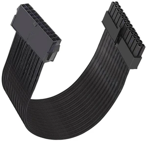 xiwai 24Pin ATX3.0 Male to Female ATX 24pin Extension Power with Sleeve Cable Cord 30cm for Motherboard Desktops PC Supply Mainboard xiwai 24Pin ATX3.0 Male to Female ATX 24pin Extension Power with Sleeve Cable Cord 30cm for Motherboard Desktops PC Supply Mainboard