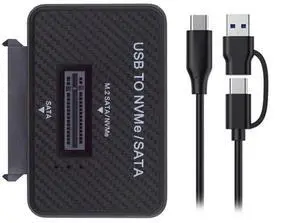 Xiwai Type-C USB 3.0 USB-C to Dual NVME Enclosure M-Key M.2 NGFF & SATA 2.5 Inch SSD Docking Vertical External PCBA Case Xiwai Type-C USB 3.0 USB-C to Dual NVME Enclosure M-Key M.2 NGFF & SATA 2.5 Inch SSD Docking Vertical External PCBA Case