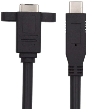 xiwai USB 3.0 Type-B Female to USB3.0 Type-C Male Cable Extension 0.9FT with Panel Mount for Disk SSD Camera 5Gbps Data 30cm xiwai USB 3.0 Type-B Female to USB3.0 Type-C Male Cable Extension 0.9FT with Panel Mount for Disk SSD Camera 5Gbps Data 30cm
