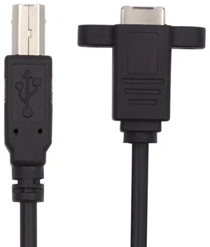 xiwai USB 3.0 Type-B Female to USB2.0 Type-B Male Cable Extension 0.9FT with Panel Mount for Disk SSD Camera 5Gbps Data 30cm xiwai USB 3.0 Type-B Female to USB2.0 Type-B Male Cable Extension 0.9FT with Panel Mount for Disk SSD Camera 5Gbps Data 30cm
