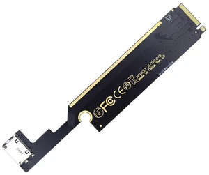 xiwai Oculink SFF-8612 SFF-8611 to PCI-E 3.0 M.2 M-Key Host Adapter for ThinkBook 16+ External Graphics Card & SSD xiwai Oculink SFF-8612 SFF-8611 to PCI-E 3.0 M.2 M-Key Host Adapter for ThinkBook 16+ External Graphics Card & SSD