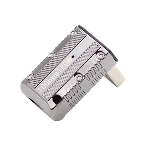 xiwai USB 3.1 Type C Female to USB 3.0 A Male Adapter 10Gbps Mecha Cyberpunk Styles USB-C 90 Degree Low Profile Type Down Angled 120W Power Data Converter Alloy Shell for Phone Laptop xiwai USB 3.1 Type C Female to USB 3.0 A Male Adapter 10Gbps Mecha Cyberpunk Styles USB-C 90 Degree Low Profile Type Down Angled 120W Power Data Converter Alloy Shell for Phone Laptop