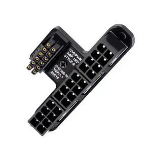 xiwai Up Angled 90 Degree 12V HPWR Power Modular to Three ATX 8P Adapter for 4080 5090TI 12+4P Graphics Card ATX3.0 GPU PCI-E 5.0 Connector xiwai Up Angled 90 Degree 12V HPWR Power Modular to Three ATX 8P Adapter for 4080 5090TI 12+4P Graphics Card ATX3.0 GPU PCI-E 5.0 Connector