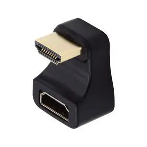 xiwai HDMI Female Extension Adapter to HDMI Male Type-A Port Savers 360 Degree Down Opposite U Shape Back Angled Converter xiwai HDMI Female Extension Adapter to HDMI Male Type-A Port Savers 360 Degree Down Opposite U Shape Back Angled Converter