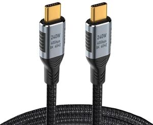 xiwai USB-C USB4 Cable 240W 40Gbps USB3.1 100W 8K@60Hz 5K USB4.0 Data Transfer Cord Compatible with Thunderbolt3/4 0.2M xiwai USB-C USB4 Cable 240W 40Gbps USB3.1 100W 8K@60Hz 5K USB4.0 Data Transfer Cord Compatible with Thunderbolt3/4 0.2M