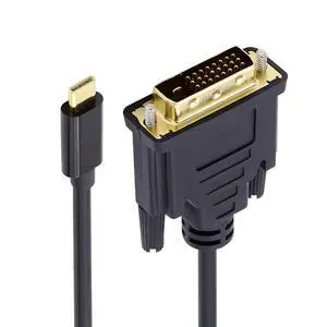 xiwai 1080P USB-C Type C to DVI USB 3.1 Display Monitor Cable for Laptop 1.8m xiwai 1080P USB-C Type C to DVI USB 3.1 Display Monitor Cable for Laptop 1.8m