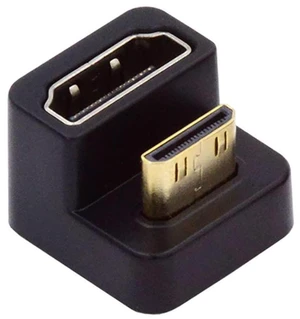 xiwai 360 Degree Up Opposite U Shape Back Angled Mini HDMI 1.4 Male to HDMI Female Extension Adapter Converter xiwai 360 Degree Up Opposite U Shape Back Angled Mini HDMI 1.4 Male to HDMI Female Extension Adapter Converter