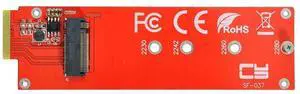 xiwai NVMe NGFF M-Key 4X Host Adapter to Ruler 1U GEN-Z EDSFF Short SSD E1.S Carrier Adapter xiwai NVMe NGFF M-Key 4X Host Adapter to Ruler 1U GEN-Z EDSFF Short SSD E1.S Carrier Adapter
